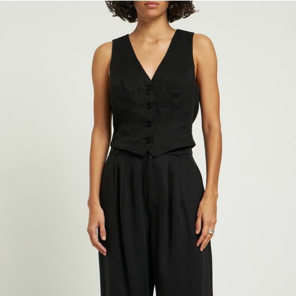 Reformation Devin Twill Vest - Picture 1 of 8